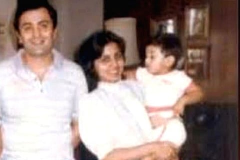 Riddhima Kapoor shares throwback pic of Rishi, Neetu, Ranbir