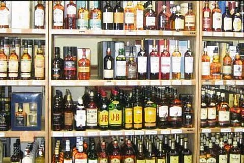 Long queues outside liquor shops in Noida on second day