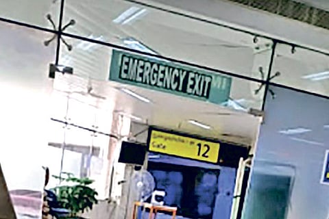 Inside Chennai airport