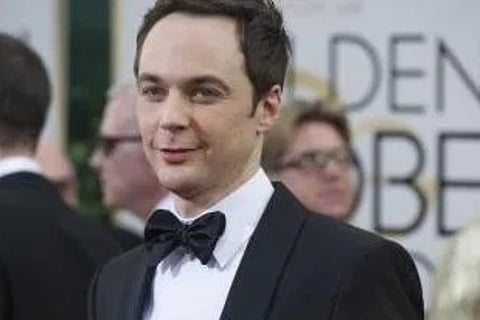 Jim Parsons goes blonde for husband