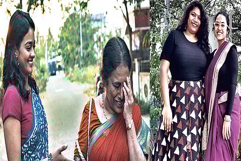 A still from the short film B Selvi and Daughters; producer Tarana Reddy and director Drishya