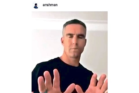 AR Rahman shared video of Kevin dancing for his Tamil song