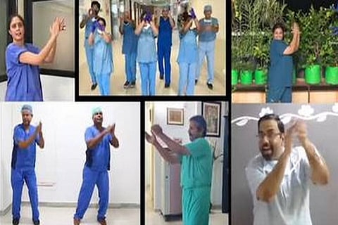 Over 100 doctors come together for dance video