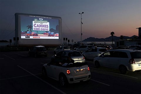 Popcorn, palm trees and face masks: Cannes rolls out drive-in cinema