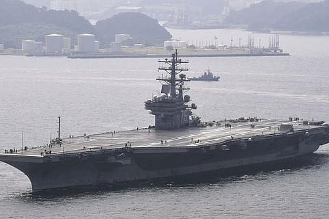 USS Ronald Reagan. Image Courtesy: Reuters