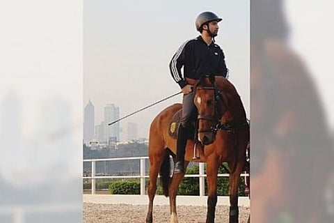 Vicky remembers his horse riding days in throwback photo