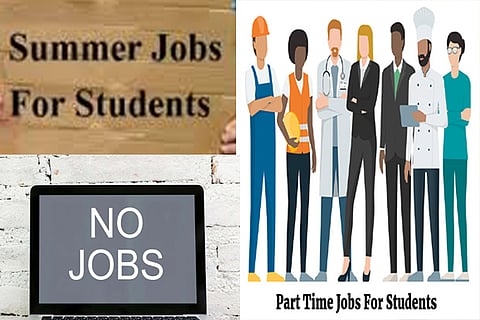No part-time jobs, internships this summer vacation