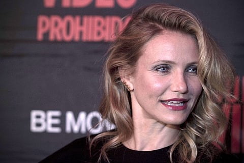 Cameron Diaz is enjoying mommy time