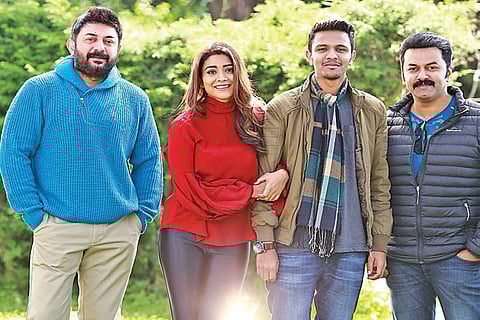 Arvind Swamy, Shriya Saran, Karthick Naren and Indrajith