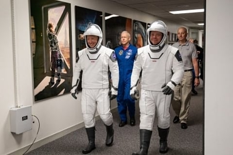 We're ready, say NASA crewmates on maiden SpaceX flight to ISS