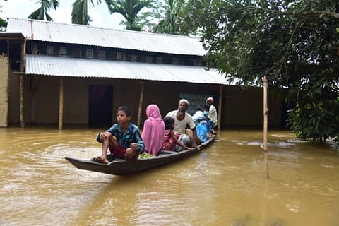 Pre-monsoon floods hit three lakh people in 11 Assam districts