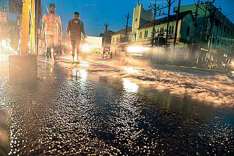 On the last day of Agni Nakshatram , heavy rain lashed several parts in southern districts