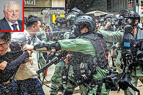 Chris Patten, last British governor of Hong Kong and former EU commissioner for external affairs