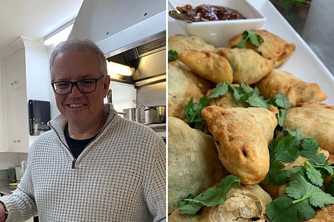 Aus PM makes 'samosas', wishes to share with Modi