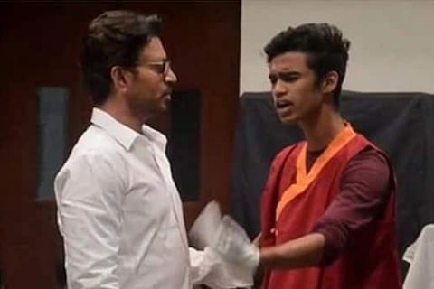 Irrfan Khan and Babil Khan