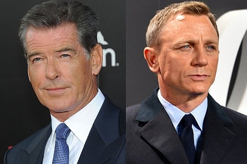 Pierce Brosnan and Daniel Craig