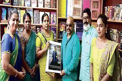 Members of the organisation during the launch of the portal