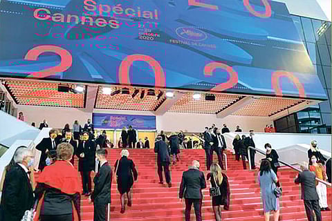 Black carpet replaces red: Cannes defies coronavirus with symbolic film fest