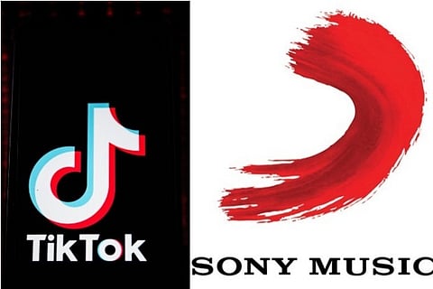 File photo: Tiktok inks a deal with Sony music