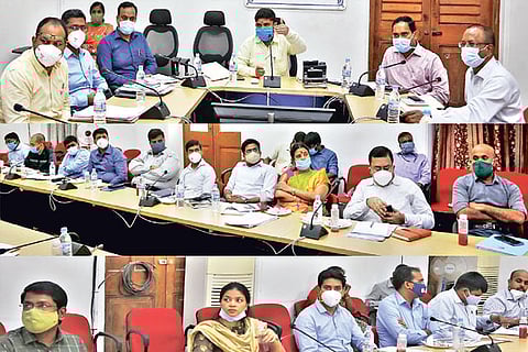 Corp Commissioner chaired a meeting with monitoring officers deputed to undertake monsoon prepare