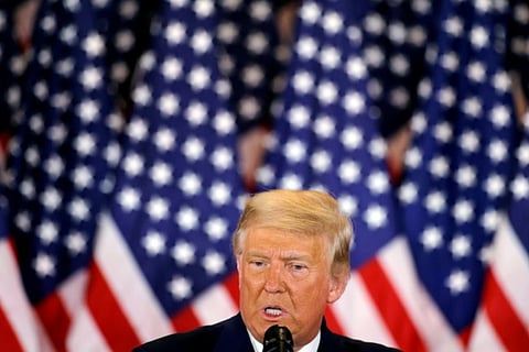 Trump, without evidence, says 'if you count the legal votes I easily win'