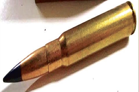 Live bullet seized from the flier