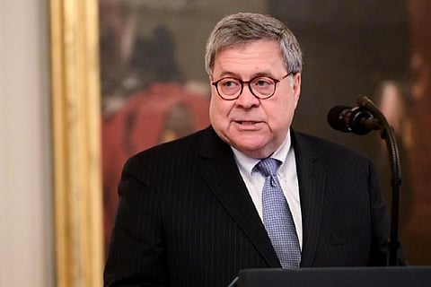 US Attorney General William Barr/ File Photo: Reuters
