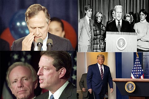 President George H.W. Bush; President Gerald Ford; Al Gore; Donald Trump