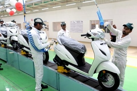Mopeds log impressive volumes in Indian two-wheeler market