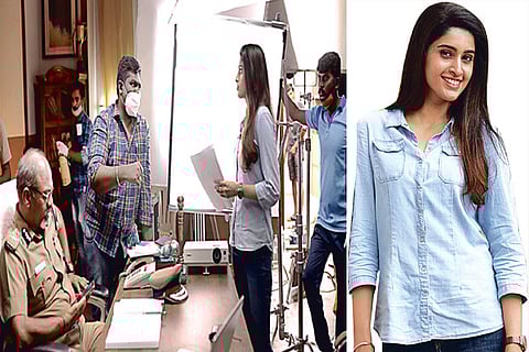 From the shooting spot; Tanya