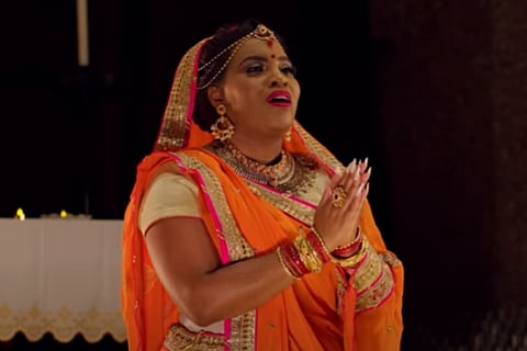 A screengrab from the song 'Om Jai Jagadish Hare'