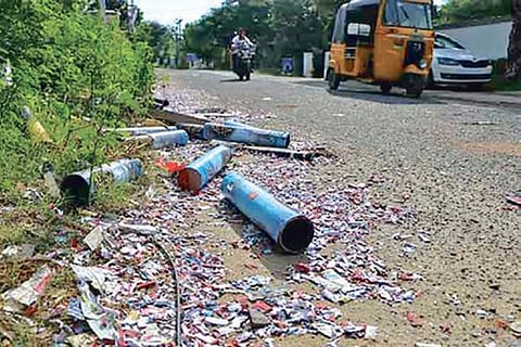 92.93 tonnes of cracker waste collected this yr