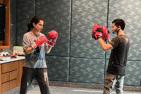 Kangana preps for 'Dhaakad' action even as she shoots for 'Thalaivi'