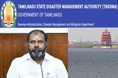 RB Udhayakumar, Revenue and Disaster Management Minister; Chembarambakkam reservoir