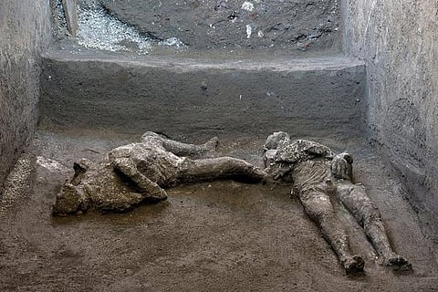 Archaeologists discover remains of Pompeii eruption victims
