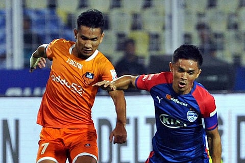 Angulo's brace helps Goa hold Bengaluru to 2-2 draw