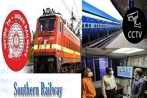 CCTV surveillance at Central, Egmore