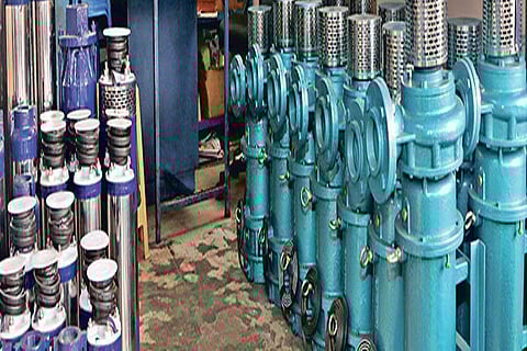 Pumps, spares stocked at an unit in Coimbatore