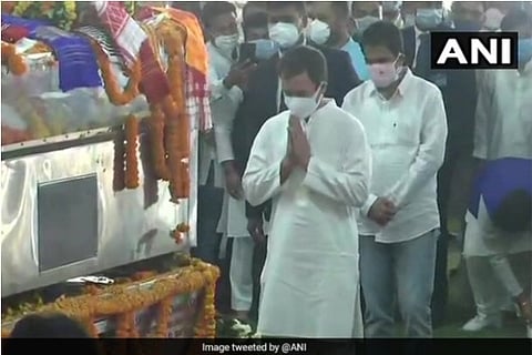 "Tarun Gogoi was my guru": Rahul Gandhi