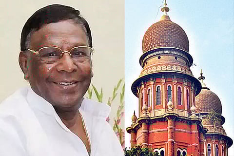 Puducherry Chief Minister V Narayanasamy; Madras High Court