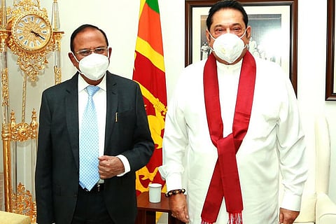 NSA Doval calls on Sri Lankan PM Rajapaksa, discusses bilateral ties with defence secretary