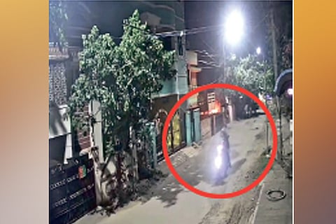 CCTV grab of the incident