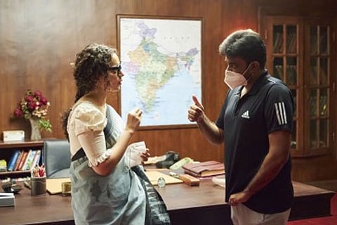 Kangana Ranaut happy to be back on 'Thalaivi' set