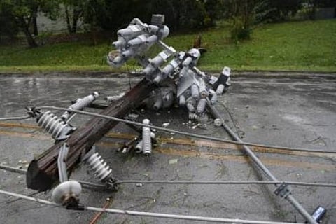 Hurricane Delta leaves thousands without electricity in US