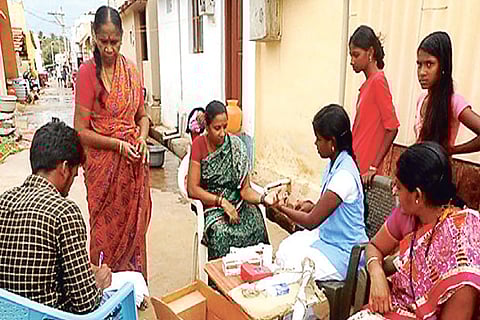 Health status of villagers monitored at a special camp