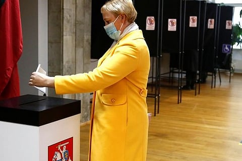 Lithuanian opposition Homeland Union says on track to win election