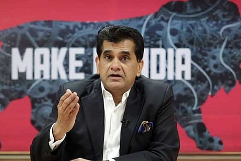 Govt working on multiple fronts to place India as global manufacturing hub: Niti Aayog chief