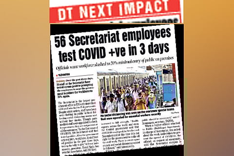 Pulse oximeters, thermal scanners for Secretariat staff