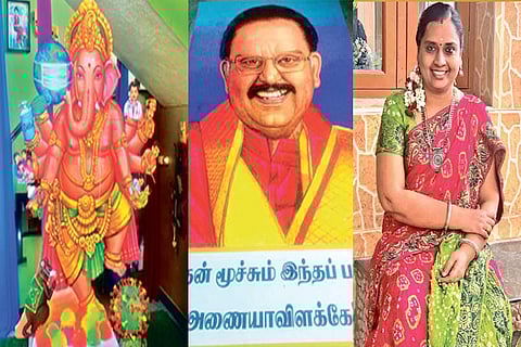 A 7-foot tall idol of Ganesha; Kolam tribute to late singer SPB; Nandhini Venkatesh