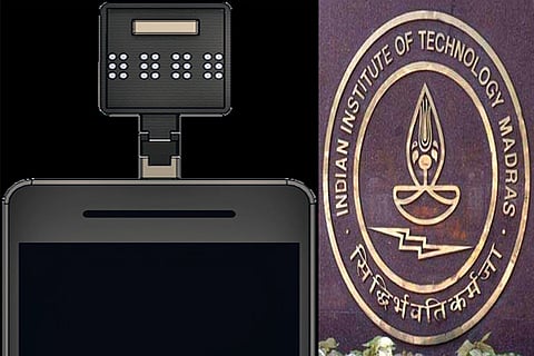 The device that can be connected to phone; IIT-M